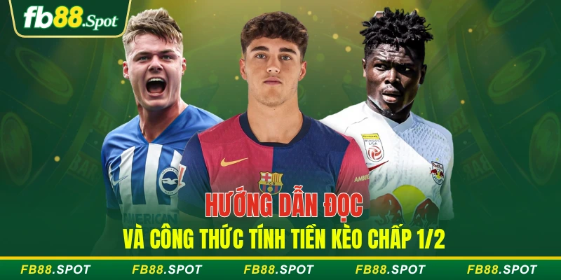 Hướng dẫn đọc và công thức tính tiền kèo chấp 1/2